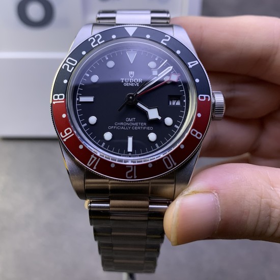 Tudor-Heritage Tudor-Black Bay 41mm GMT Basel 2018 SS/SS Black ZF Asia 2836