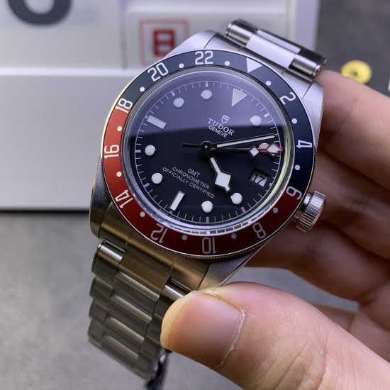 Tudor-Heritage Tudor-Black Bay 41mm GMT Basel 2018 SS/SS Black ZF Asia 2836