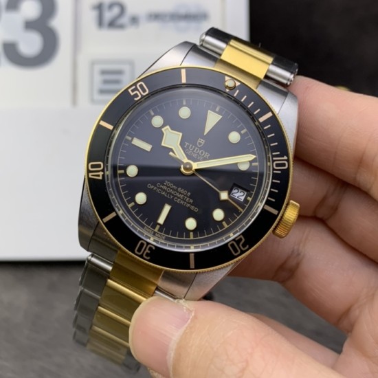  Tudor-Heritage Tudor-Black Bay 41mm YG/SS Black Dial ZF Asia 2836