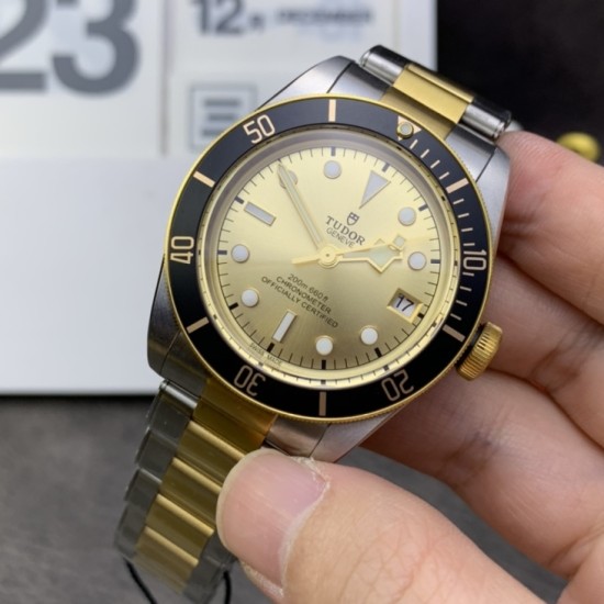 Tudor-Heritage Tudor-Black Bay 41mm YG/SS Gold Dial ZF Asia 2836