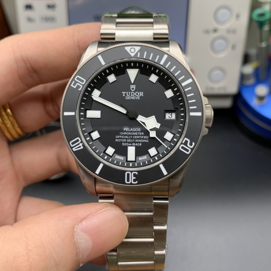 Tudor-Pelagos Titanium 39mm M25407N TI/TI Black Dial ZF V2 A2824 Automatic