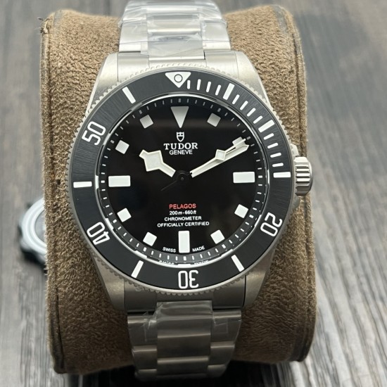 Tudor-Pelagos Titanium 39mm M25407N TI/TI Black Dial ZF V2 A2824