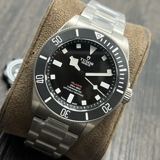 Tudor-Pelagos Titanium 39mm M25407N TI/TI Black Dial ZF V2 A2824