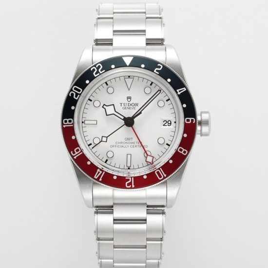 Tudor-Black Bay GMT 41mm SS/SS White Dial ZF A2836 Automatic