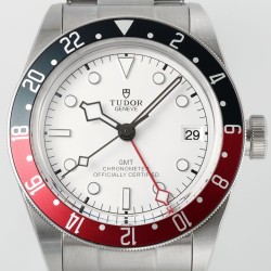 Tudor-Black Bay GMT 41mm SS/SS White Dial ZF A2836 Automatic