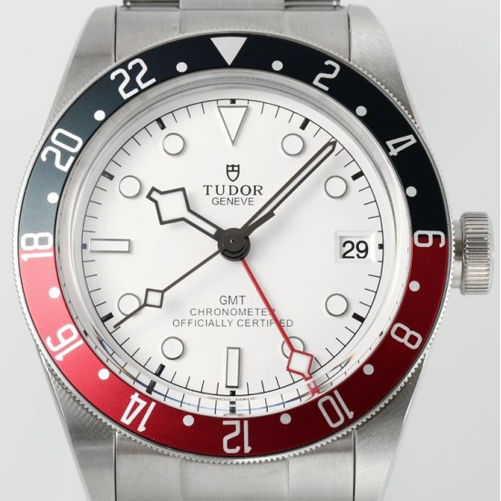 Tudor-Black Bay GMT 41mm SS/SS White Dial ZF A2836 Automatic