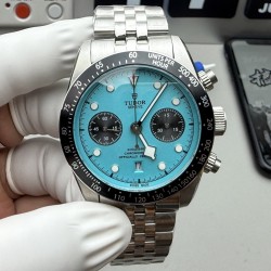 Tudor-Black Bay Chrono 41mm SS/SS Tiffany Blue Dial TWF A7750 Automatic