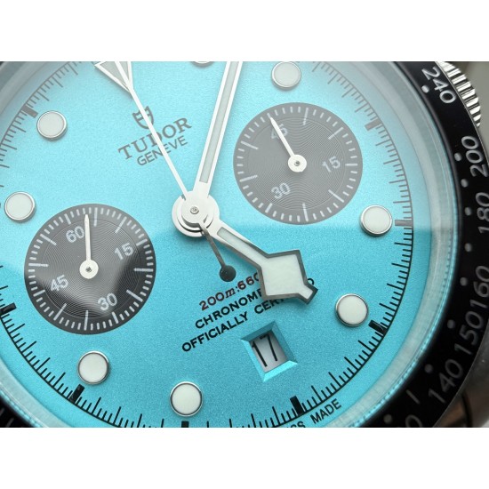 Tudor-Black Bay Chrono 41mm SS/SS Tiffany Blue Dial TWF A7750 Automatic