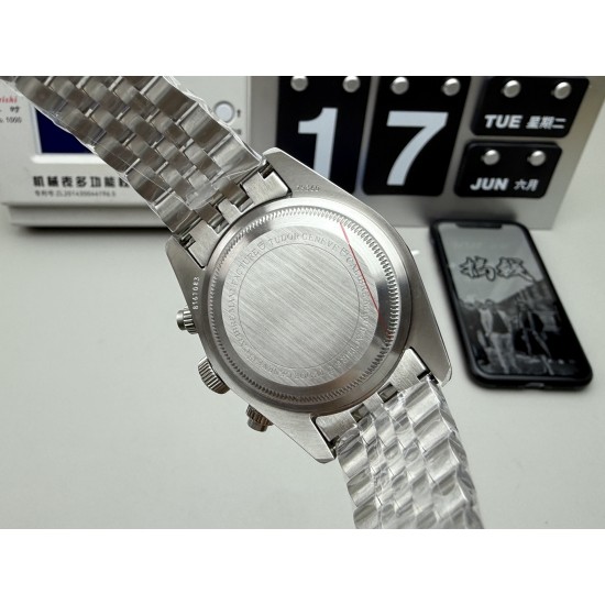 Tudor-Black Bay Chrono 41mm SS/SS Tiffany Blue Dial TWF A7750 Automatic