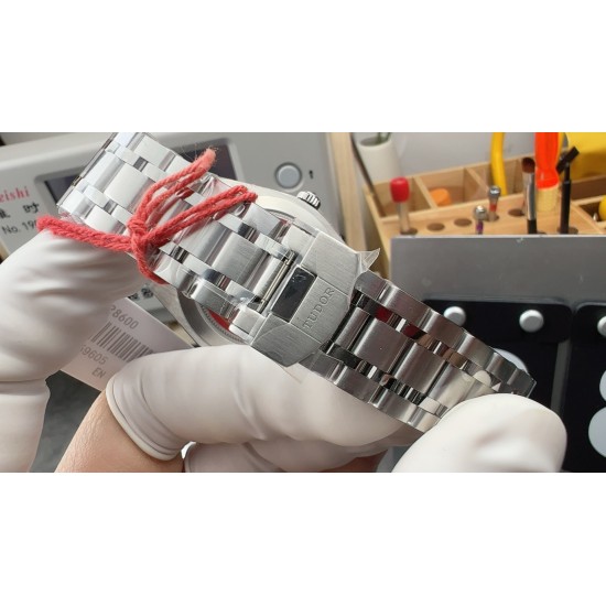 Tudor-Royal Day-Date 41mm SS/SS Black/Dia V7F A2824 Automatic