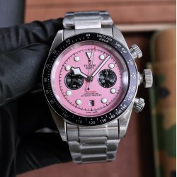 Tudor-Black Bay Chrono 42mm SS/SS Pink Dial BLSF A7750 Automatic