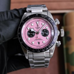 Tudor-Black Bay Chrono 42mm SS/SS Pink Dial BLSF A7750 Automatic
