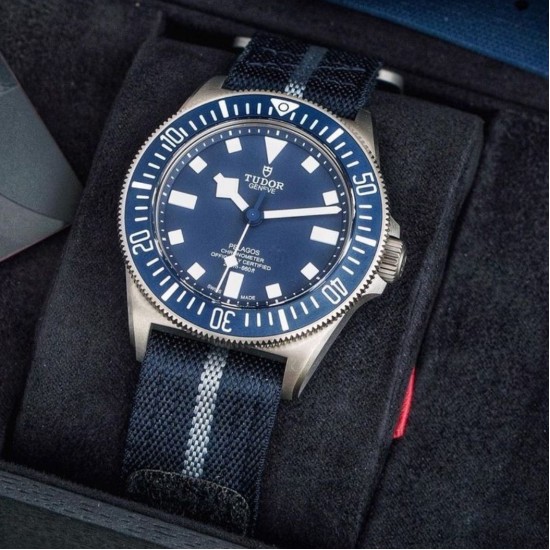  Tudor-Pelagos FXD Titanium 42mm TI/NY Blue Dial M+F 8N24