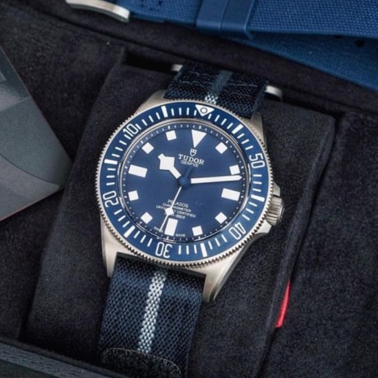  Tudor-Pelagos FXD Titanium 42mm TI/NY Blue Dial M+F 8N24