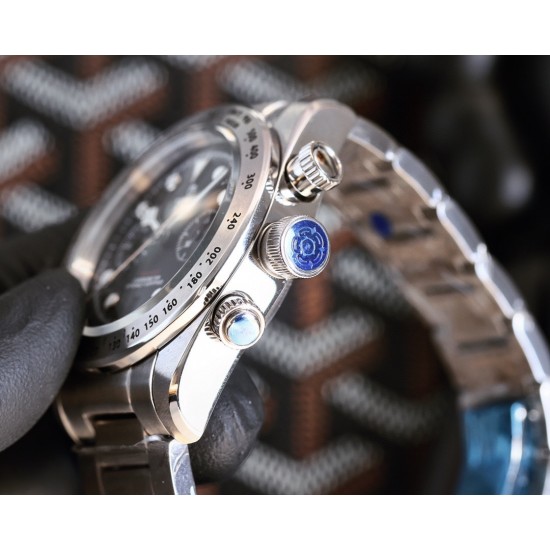 Tudor-Black Bay Chrono 42mm SS/SS Black Dial BLSF A7750 Automatic