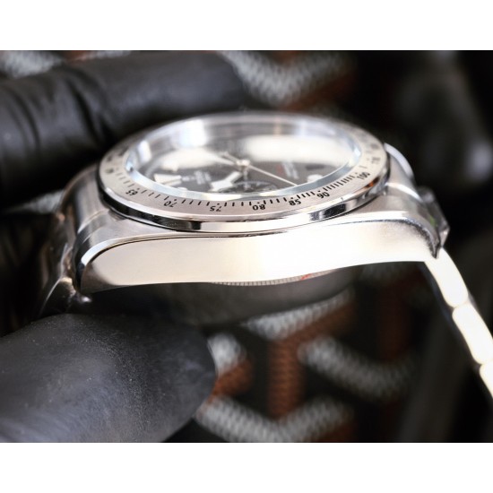 Tudor-Black Bay Chrono 42mm SS/SS Black Dial BLSF A7750 Automatic