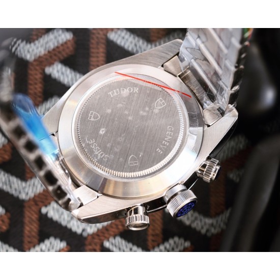 Tudor-Black Bay Chrono 42mm SS/SS Black Dial BLSF A7750 Automatic