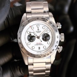 Tudor-Black Bay Chrono 42mm SS/SS White Dial BLSF A7750 Automatic