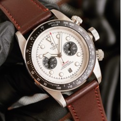 Tudor-Black Bay Chrono 42mm SS/LE White Dial BLSF A7750 Automatic