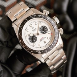 Tudor-Black Bay Chrono 42mm SS/SS White Dial BLSF A7750 Automatic