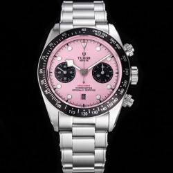 Tudor-Black Bay Chrono 42mm SS/SS Pink Dial BLSF A7750 Automatic