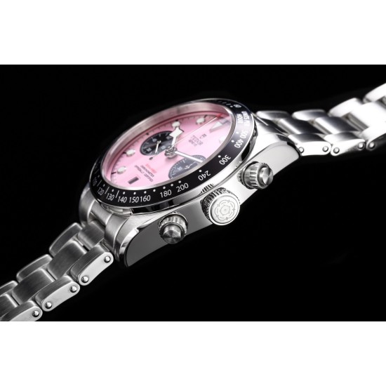 Tudor-Black Bay Chrono 42mm SS/SS Pink Dial BLSF A7750 Automatic