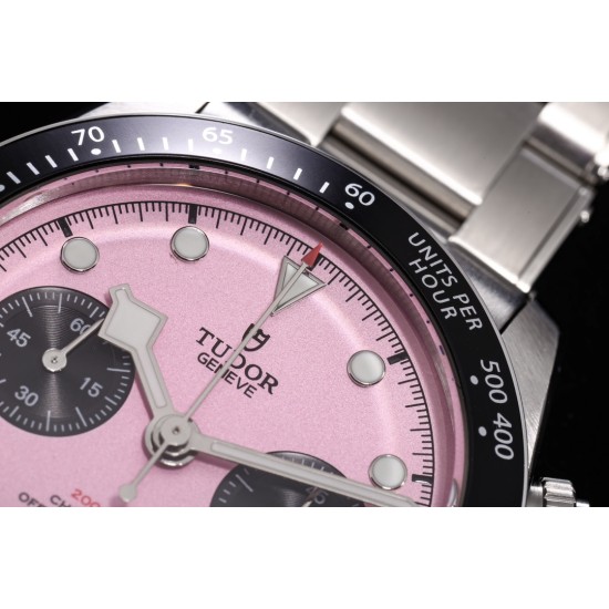 Tudor-Black Bay Chrono 42mm SS/SS Pink Dial BLSF A7750 Automatic