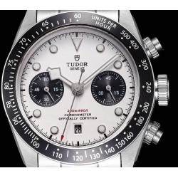Tudor-Black Bay Chrono 42mm SS/SS White Dial BLSF A7750 Automatic