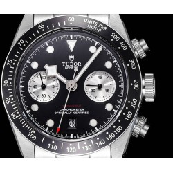 Tudor-Black Bay Chrono 42mm SS/SS Black Dial BLSF A7750 Automatic