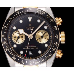 Tudor-Black Bay Chrono 42mm SS/SS Black Dial BLSF A7750 Automatic