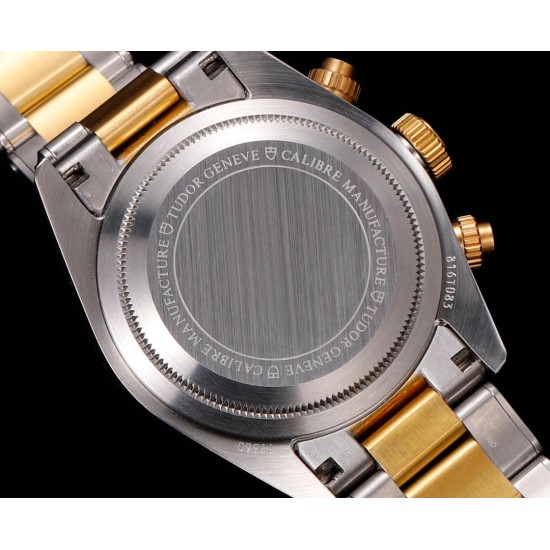 Tudor-Black Bay Chrono 42mm SS/SS Black Dial BLSF A7750 Automatic