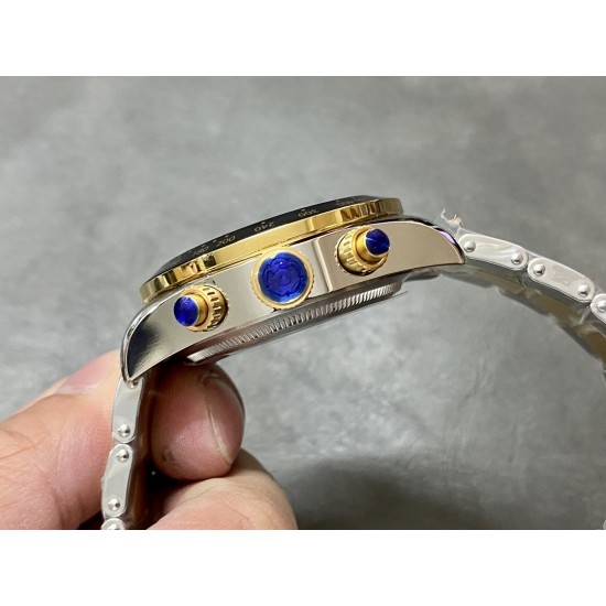 Tudor-Black Bay Chrono 41mm SS/SS Black Dial TWF A7750 Automatic