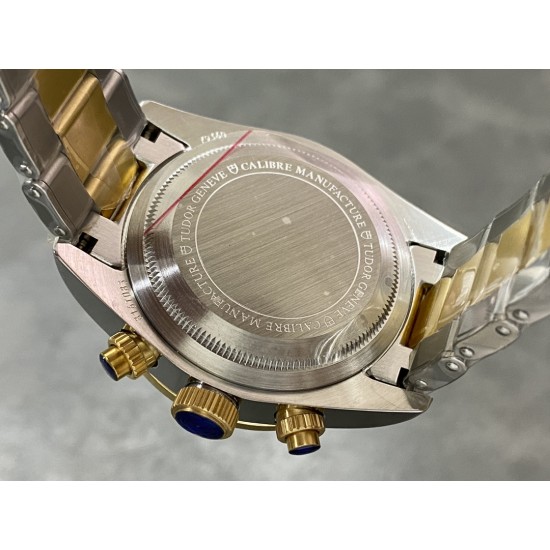 Tudor-Black Bay Chrono 41mm SS/SS Black Dial TWF A7750 Automatic