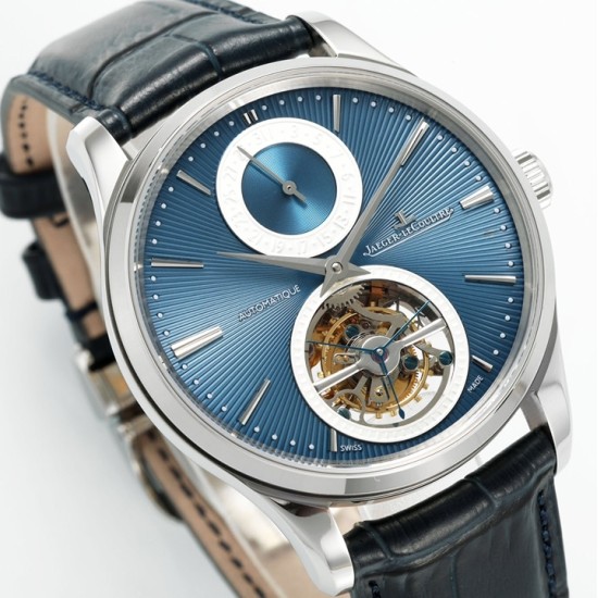 JAEGER LeCOULTRE- Master Ultra Thin Limited 40mm SS/LE Blue Dial APS Tourb