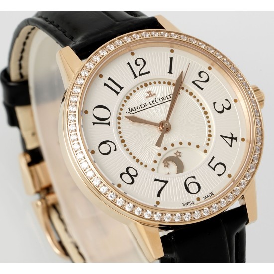 JAEGER LeCOULTRE- Rendez-Vous 34mm RG/LE White/Num APSF A898 Super Clone