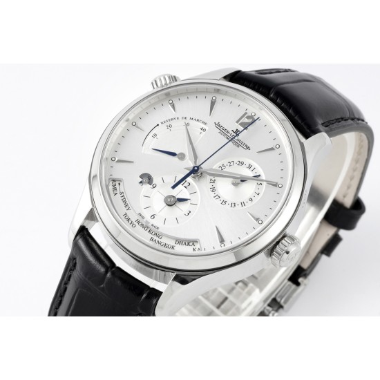 Jaeger LeCoultre-Master Geographic Q1428421 39mm SS/LE Silver Dial ZF 939A Automatic