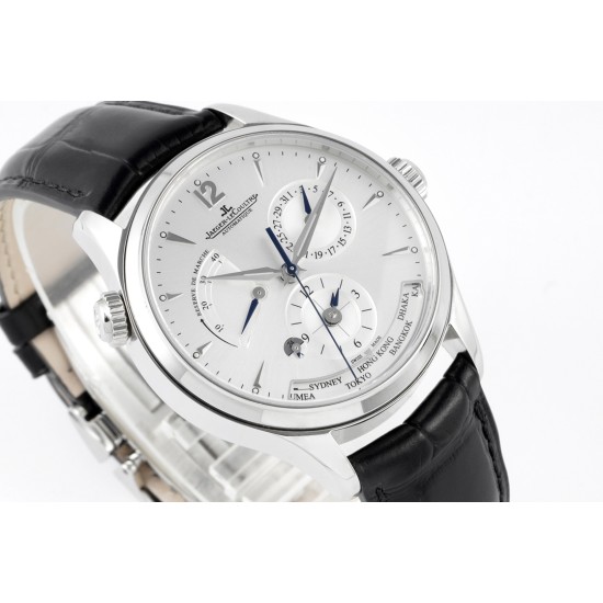 Jaeger LeCoultre-Master Geographic Q1428421 39mm SS/LE Silver Dial ZF 939A Automatic