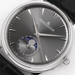 Jaeger LeCoultre-Master Ultra Thin Moonphase 39mm SS/LE Grey/Stk GF A925 Super Clone