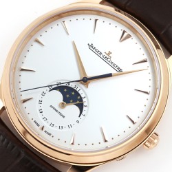 Jaeger LeCoultre-Master Ultra Thin Moonphase 39mm Rose/LE White/Stk GF A925 Super Clone