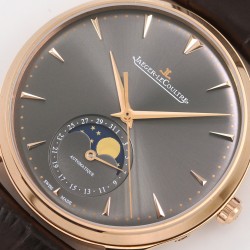 Jaeger LeCoultre-Master Ultra Thin Moonphase 39mm Rose/LE Grey/Stk GF A925 Super Clone