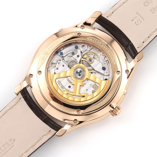 Jaeger LeCoultre-Master Ultra Thin Moonphase 39mm Rose/LE Grey/Stk GF A925 Super Clone