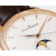 Jaeger LeCoultre-Master Ultra Thin Moonphase 39mm Dia RG/LE White/Stk GF A925 Super Clone