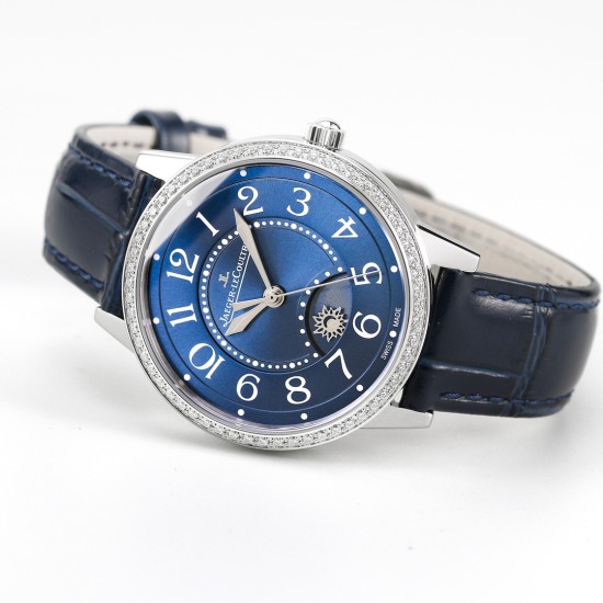 Jaeger LeCoultre-Rendez-Vous 34mm Dia SS/LE Blue Dial APSF A898 Super Clone