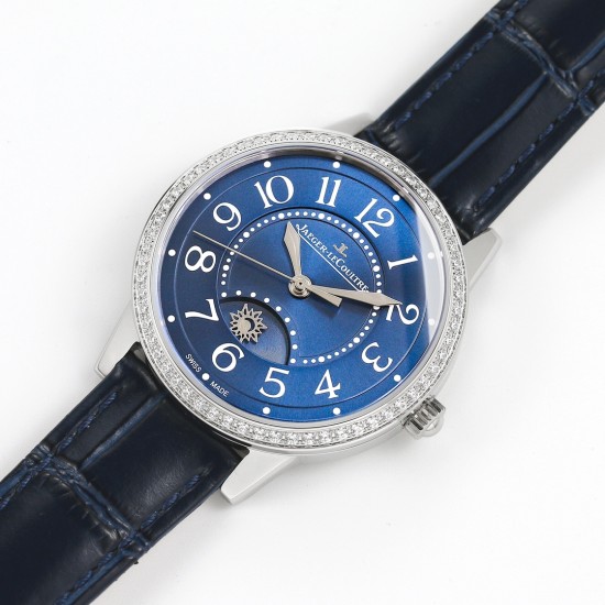 Jaeger LeCoultre-Rendez-Vous 34mm Dia SS/LE Blue Dial APSF A898 Super Clone