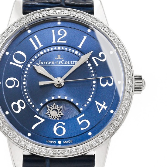 Jaeger LeCoultre-Rendez-Vous 34mm Dia SS/LE Blue Dial APSF A898 Super Clone