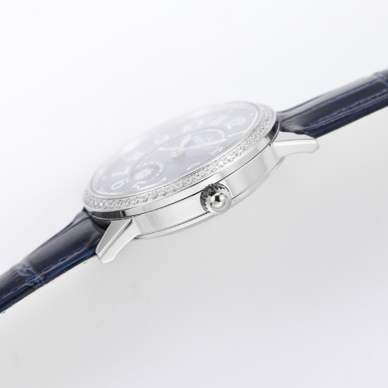 Jaeger LeCoultre-Rendez-Vous 34mm Dia SS/LE Blue Dial APSF A898 Super Clone