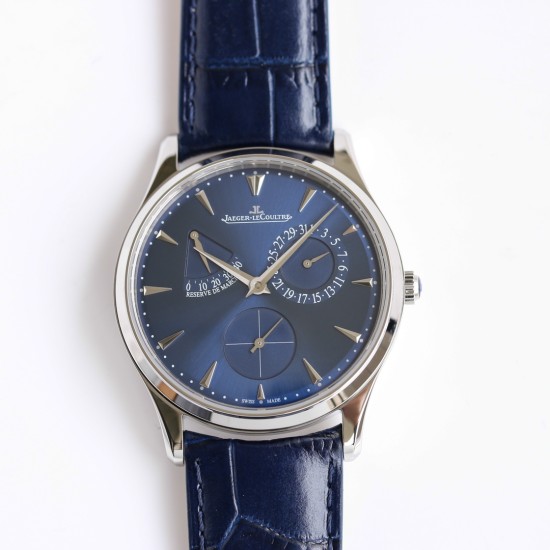 Jaeger LeCoultre - JL Reserve De Marche PR 39mm SS/LE Q1368420 Blue Dial Stks GF A938