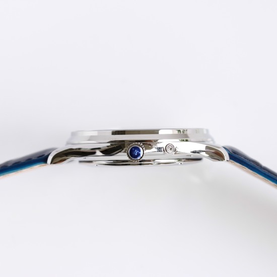 Jaeger LeCoultre - JL Reserve De Marche PR 39mm SS/LE Q1368420 Blue Dial Stks GF A938