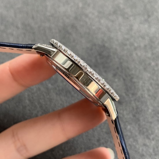 JAEGER LeCOULTRE- Rendez-Vous 36mm Diam SS/LE White Diam Dial ZF 925B/1 Super Clone