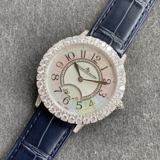 JAEGER LeCOULTRE- Rendez-Vous 36mm Diam SS/LE White Diam Dial ZF 925B/1 Super Clone